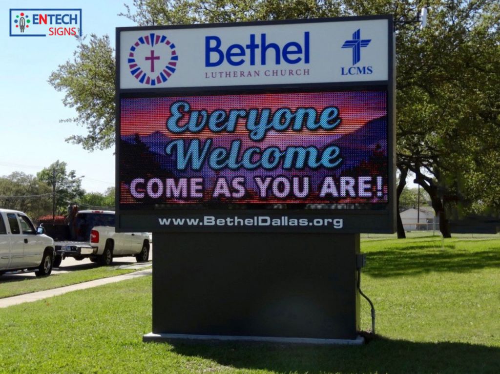 Outreach to your community and grow your church with a LED Sign!