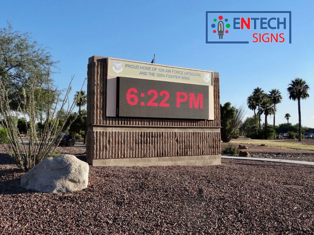 Keep your Airforce Personnel Motivated and Informed with a Digital LED Sign!