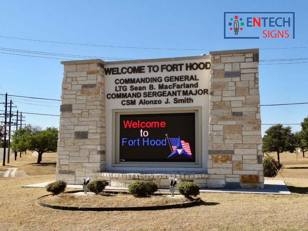 LED Signs Attract Attention and Become a Important Landmark on Base!
