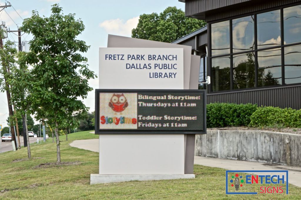 Promote Story Time, Workshops, Book Discussions, Events and more with a LED Sign!