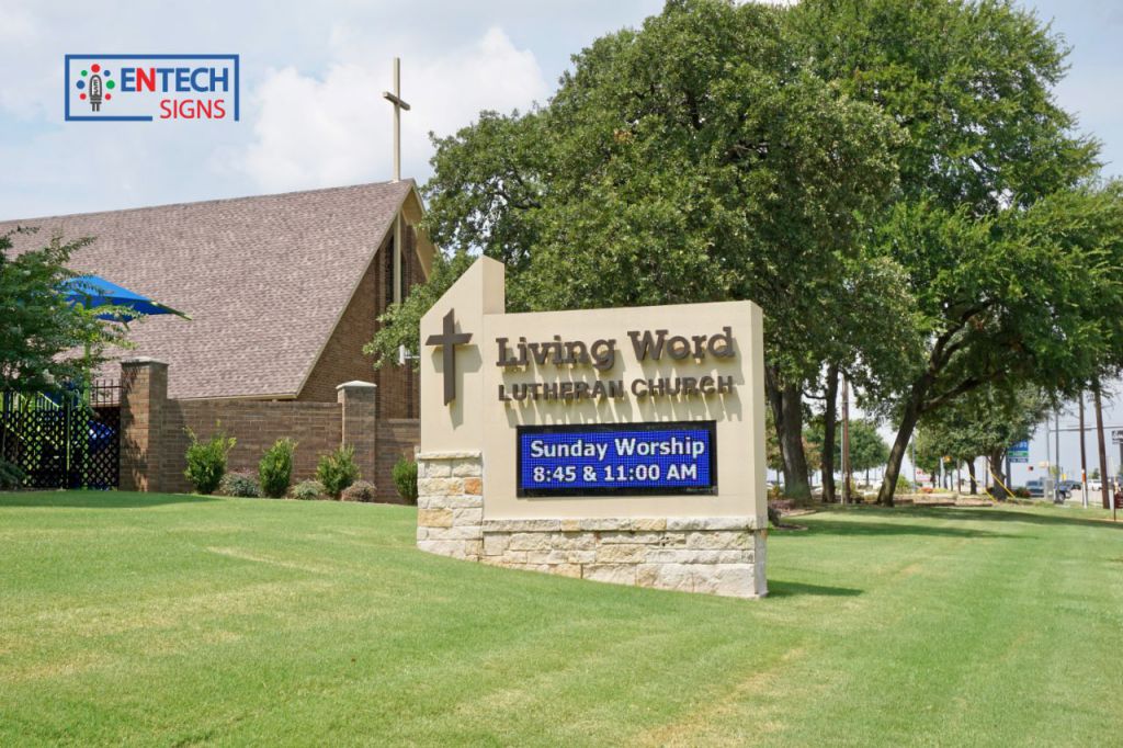 Promote Sermon Times, Holidays, Events, and More with a Church LED Sign!