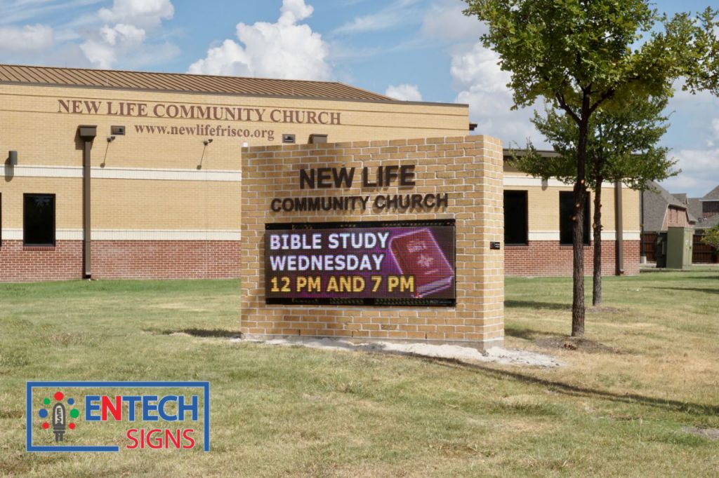LED Signs Spread the Word and Makes Your Church a Landmark!