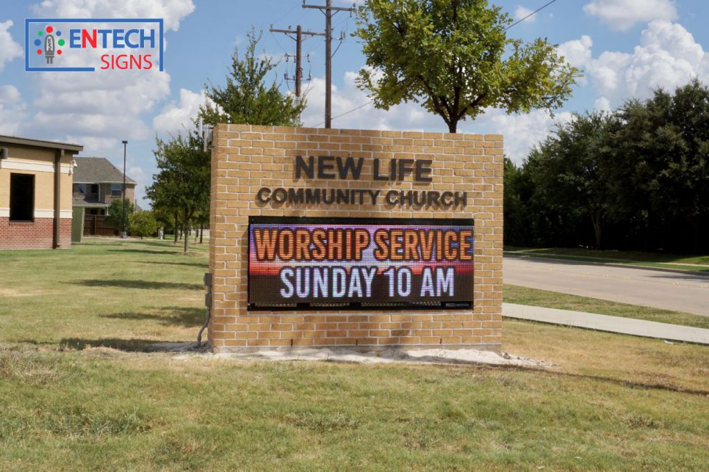Church LED Signs Promote Sermon Times and Help Attract New Members!