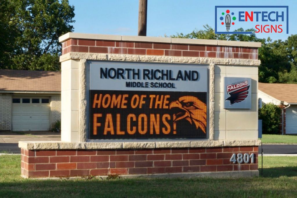 LED Sign for Middle Schools Gets Parents, Teachers, and Students Informed, Motivated and Involved on Campus!