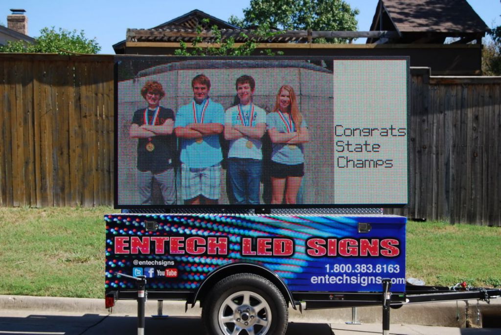 Entech Signs LED Sign Trailer